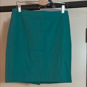 J. Crew Vibrant Green Pencil Skirt